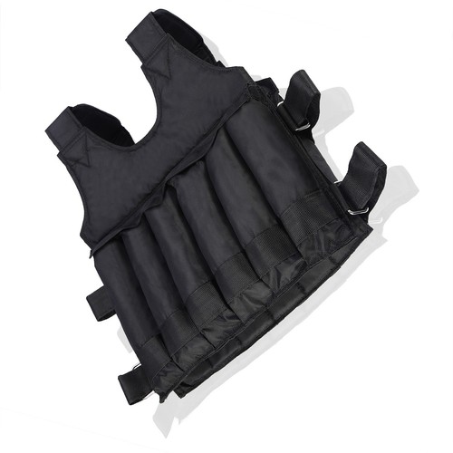50KG Weighted Vest Adjustable Weight Vests MMA Gym Training Exercise Sport New - Picture 5 of 12