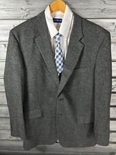 Jos. A. Bank Gray 100 Camel Hair Sport Coat Blazer Jacket Mens 44L