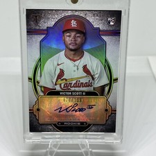 2024 Topps Triple Threads Victor Scott II Auto RC /199 - RA-VSII