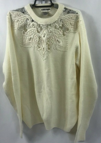 Alfred Dunner Vintage 1980s Beaded Lace 