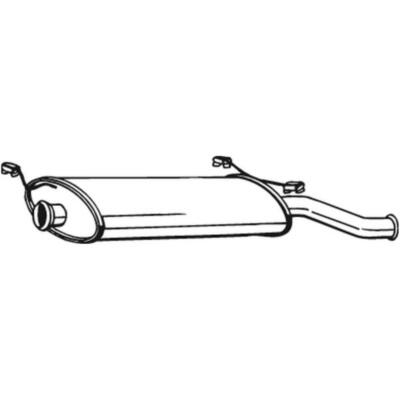 BOSAL Endschalldämpfer Schalldämpfer für Citroën Xsara Coupe 135-233