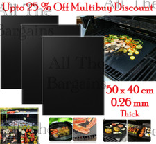 Heavy Duty PTFE OVEN LINER Protector Sheet Mat Non Stick Reusable Cooker BBQ