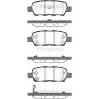 Triscan BremsbeläGe Hinten FüR Nissan Qashqai +2 I X-Trail Renault Koleos FX
