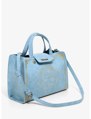 #ad #ad Studio Ghibli My Neighbor Totoro Faux Suede Satchel $139.99