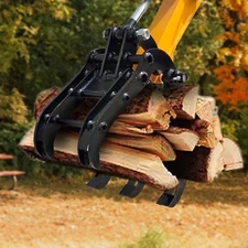Attachments Grapple Attachment,Wide Backhoe Wood Grabber for Mini Excavators