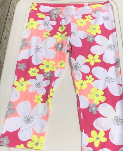 Floral JUSTICE Capri LEGGINGS Flowers 