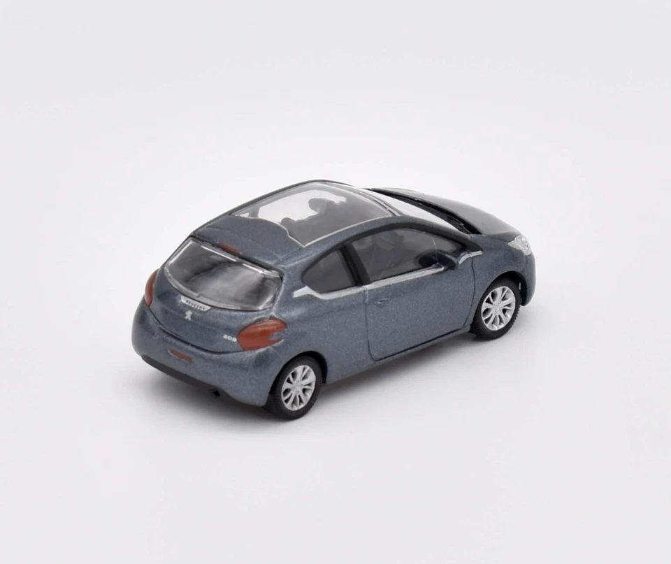 Peugeot 208 3 Portes Gris Foncé Phase 1 (2012) NOREV 3 inches 1/64 - Photo 3/4