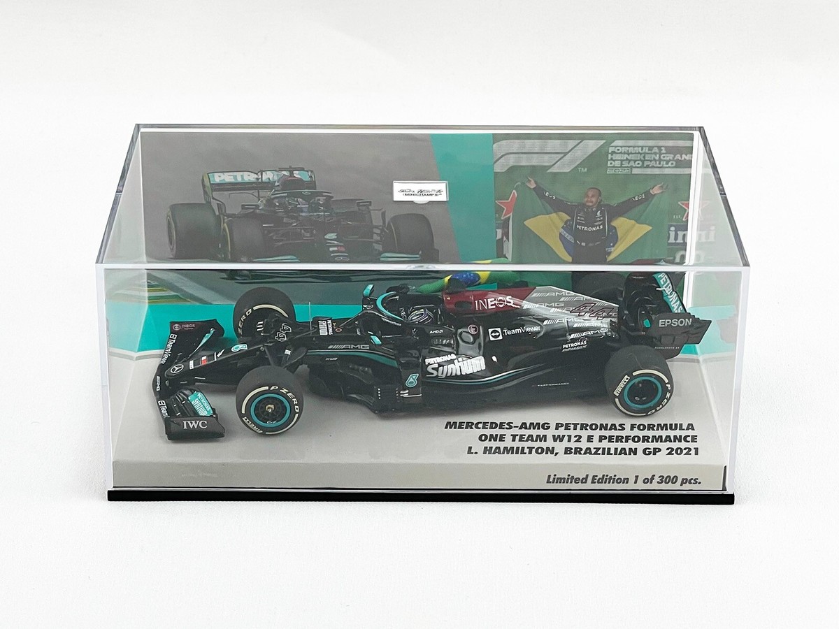 Mercedes F1 W12 #44 Lewis Hamilton Brazil 2021 Winner with