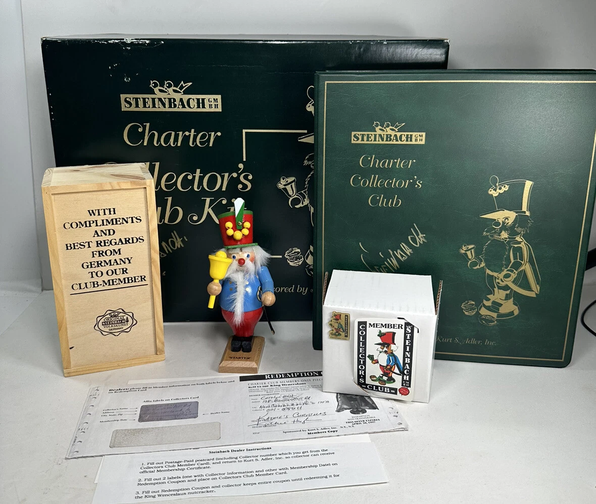 STEINBACH CHARTER COLLECTOR'S CLUB KIT S714 TOWN CRIER SIGNED 1996