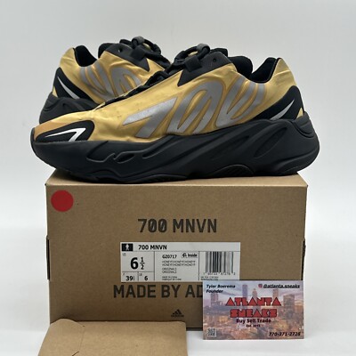 Size 6.5 - Yeezy Boost 700 MNVN Honey Flux Yellow Reflective
