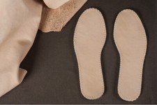 1 Pairs Men Genuine Leather Insole Women Shoe-pad Male Outdoors Sneaker Insoles