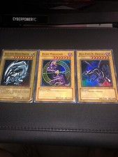 YUGIOH BLUE EYES DARK MAGICIAN RED EYES B. DRAGON SDK SDY SDJ ULTRA RARE