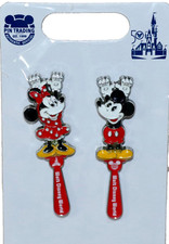 Mickey & Minnie Mouse ~ Backscratchers ~ 2022 Walt Disney Pin Trading