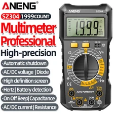 SZ304 Multifunction 1999 Counts Digital Multimeter True RMS Handheld Detector