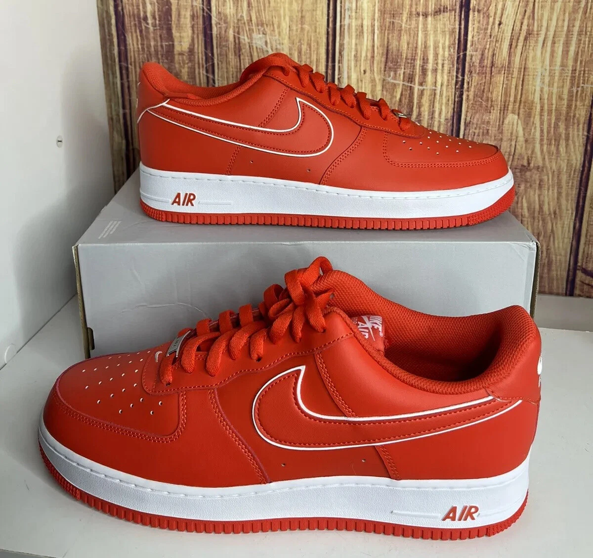 Nike Air Force 1 '07 - White | Team Red | White / 10