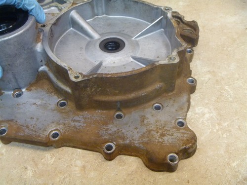 CAN AM Bombardier 500 TRAXTER 4X4 Used Engine Case Starter Clutch Cover 2000 RB6 - Picture 7 of 10