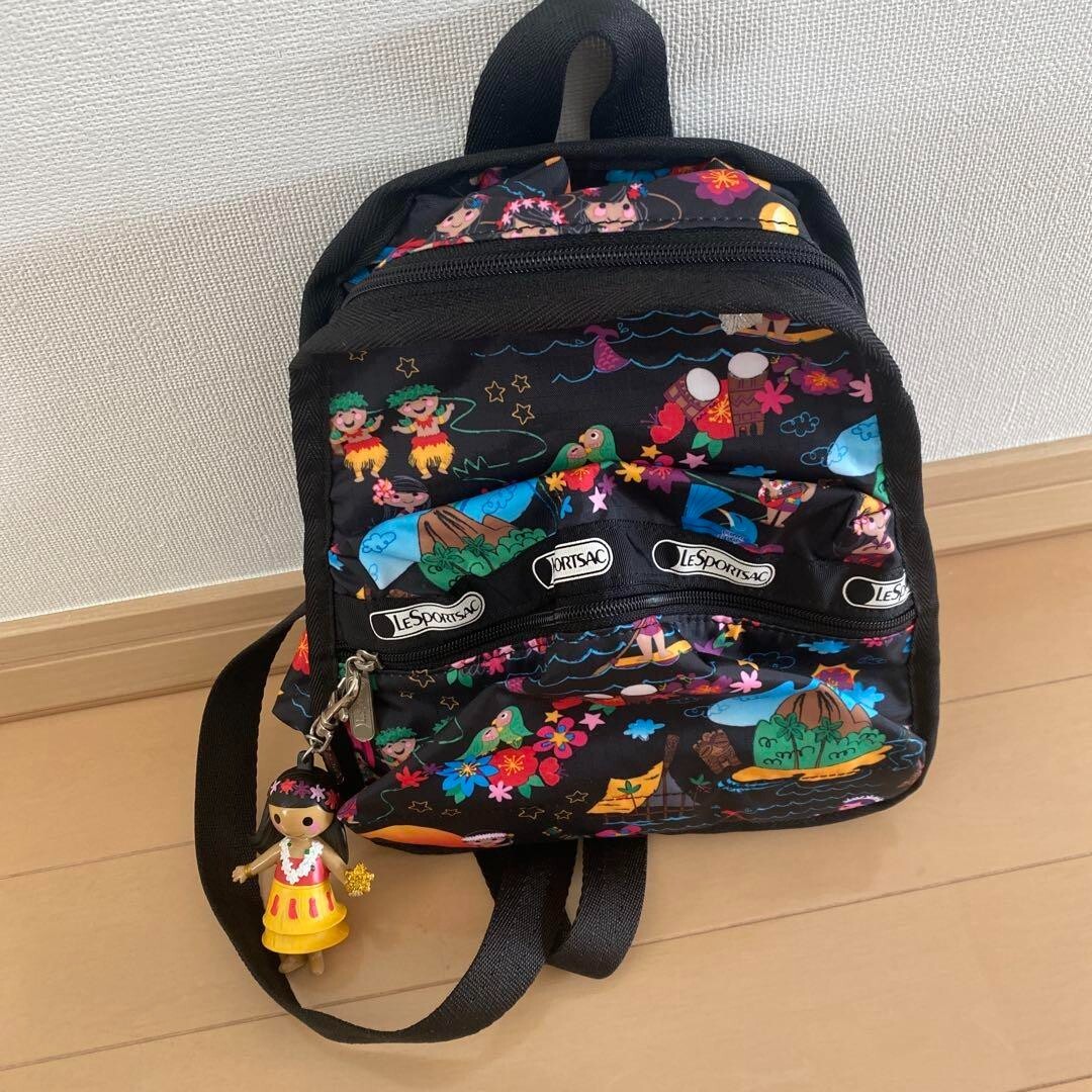LeSportsac It's A Small World Hawaii Pattern Backpack With