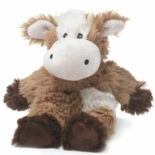 WARMIES 9" Cozy Plush Junior Brown White Cow