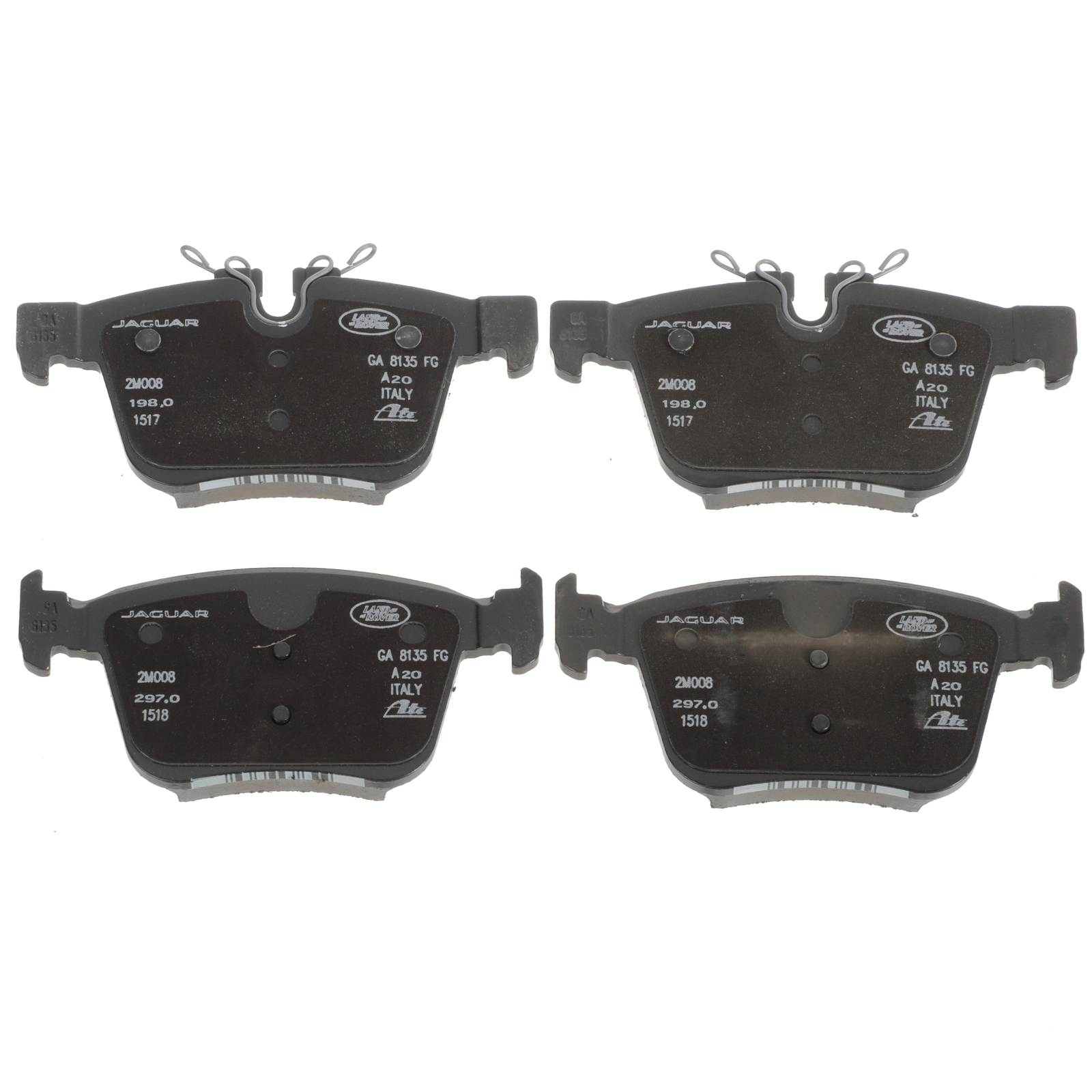 Pastillas de freno traseras para Jaguar (P/N T2H53872)