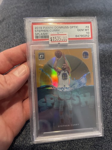 Stephen Curry [Orange] #4 2019 Panini Donruss Optic Splash card