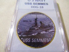 US NAVY - USS SEMMES (DDG-18) Challenge Coin