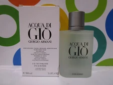 GIORGIO ARMANI ~ ACQUA DI GIO MEN TOILETTE SPRAY ~ 3.4 OZ