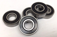 Peer 6001RS Ball Bearing Double Shield 12mm ID 28mm OD 8mm Width Pack Of 5 