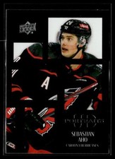 2024-25 Upper Deck UD Portraits Black Sebastian Aho #P-23