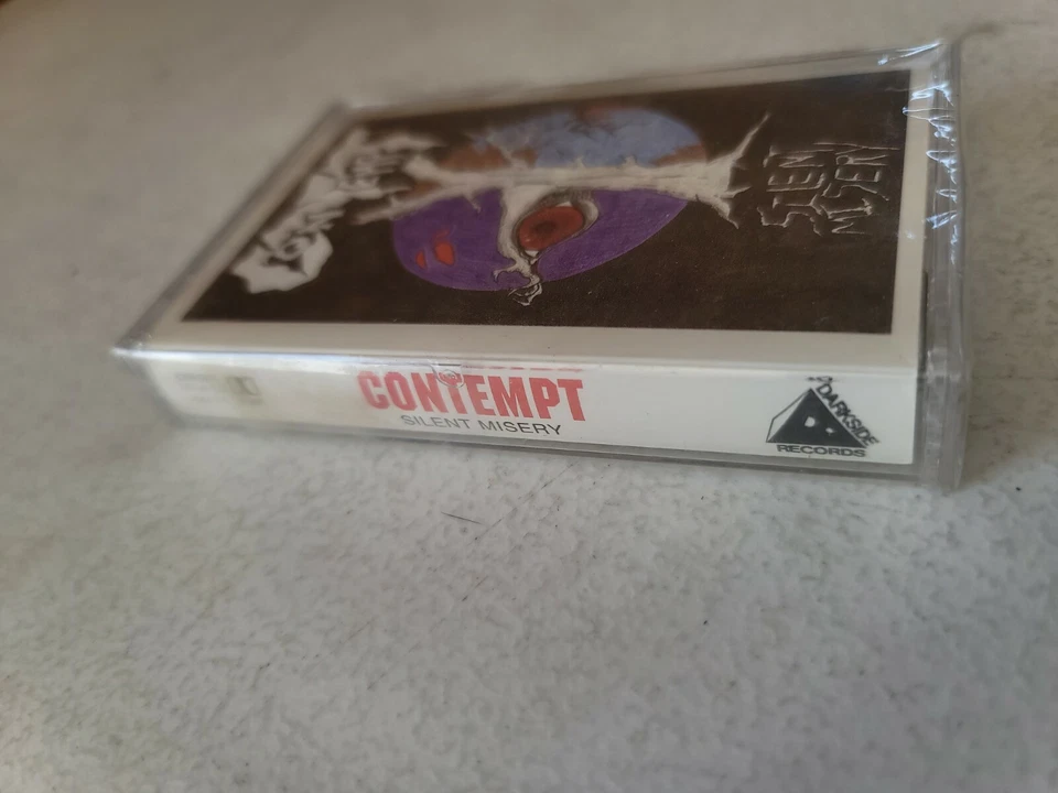 Contempt Silent Misery CASSETTE 1992 SEALED super rare  - Image 2 of 4