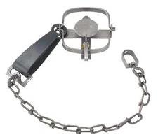 PETE RICKARD - 1 DOZ. NEW DUKE #1LS LONG SPRING TRAPS FOR MINK AND MUSKRAT