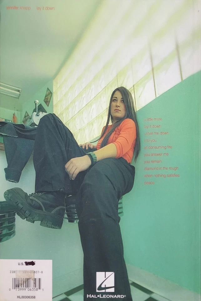 Jennifer Knapp Lay It Down Sheet Music Book Piano Vocal Guitar - Image 4 of 4