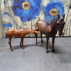 Early 1970's Vintage Breyer Horse Thoroughbred Mare & Foal #3155 Gift Set