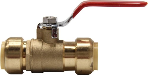 Versatile 3/4 Inch Push-Fit Ball Valve Pack - Ideal for Potable and Hydronic Use - Picture 6 of 6