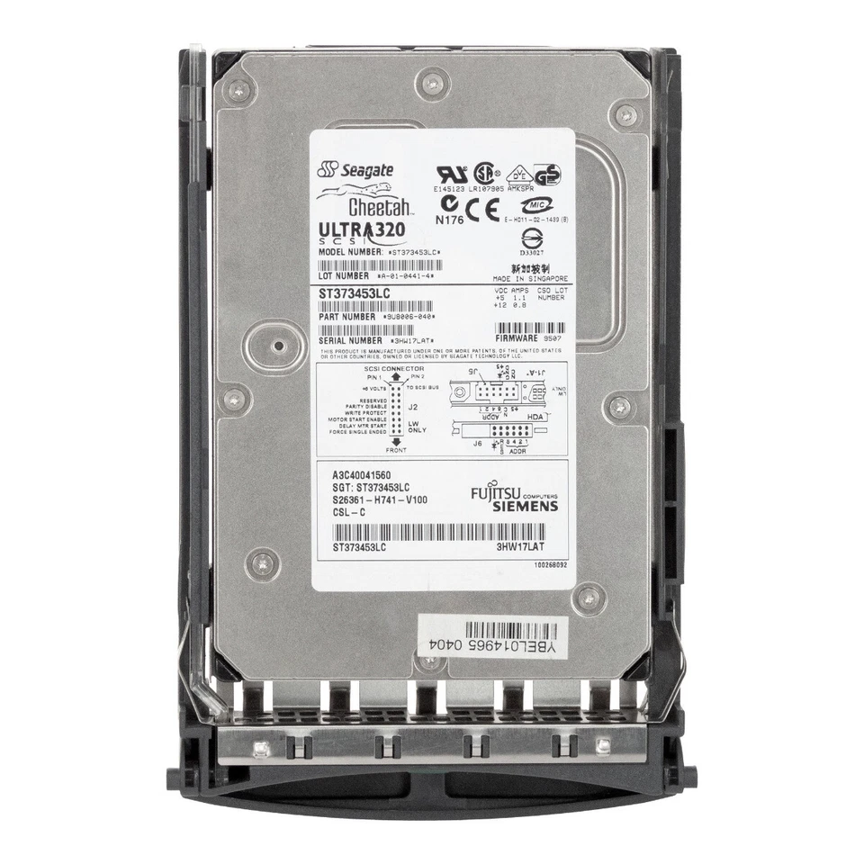 Hard Drive Fujitsu A3C40041560 ST373453LC 72GB 15K SCSI U320 3.5'' - Image 3 of 3