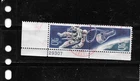 US USA SC#1332a 1967 SPACE WALK ATTACHED XF USED OLD VINTAGE SETEN STAMP SET
