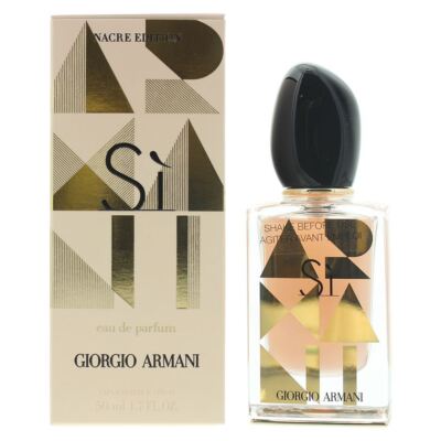 Giorgio Armani Si EDP 50ml Glitter Edition (Nacre) Spray Pour Frauen Frauen