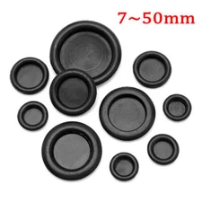 10x 7-50MM Blanking Grommets Rubber Grommet Closed Gromet Blind Plug Bung Bungs