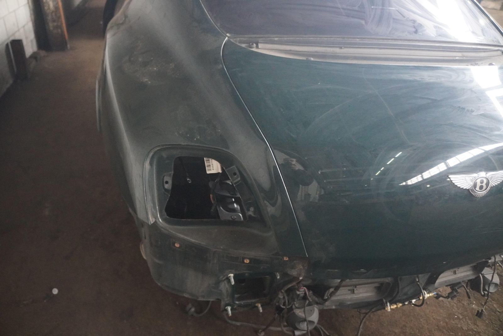 Rear Left Quarter Panel Body Structural Metal Cut Bentley Continental GT 2005