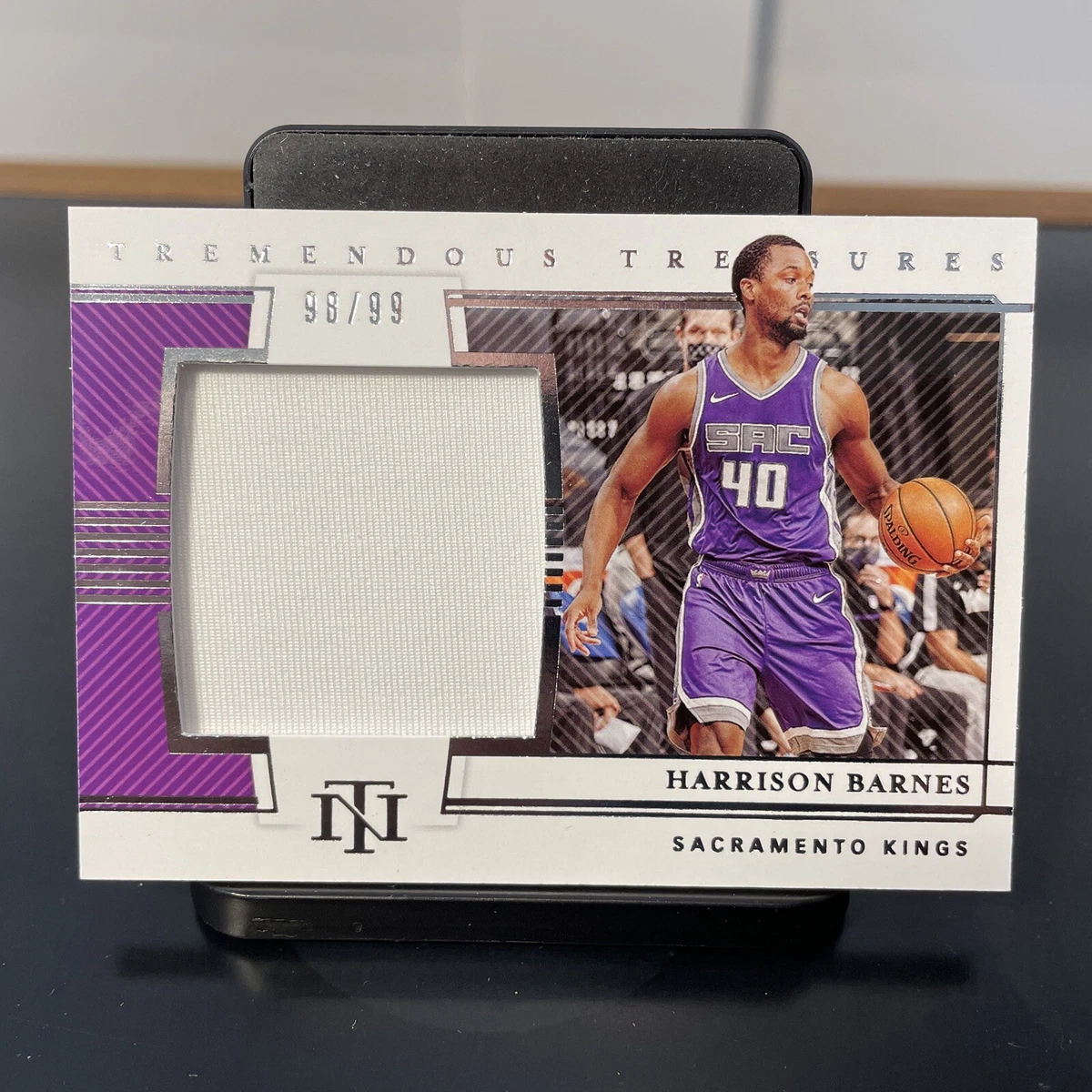 2020-21 Panini National Treasures Tremendous #/99 Harrison Barnes