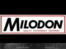 Milodon Quality Performance Equipment - Original Vintage Racing Decalsticker