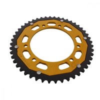 Kettenrad Alu Gold 48-ZäHne 420-Teilung FüR Derbi Senda 50 SM X-Race 2005-2011