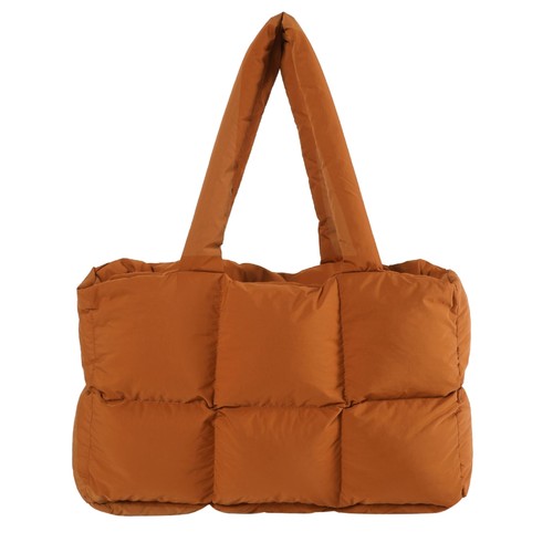 Bolso de Mano Acolchado Puffer para Mujer Suave Hinchado Hobo Bandolera Bolsos Cartera Li...