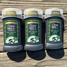 Dove Men+Care Deodorant Stick 3oz Mint Chocolate Martini Aluminum Free 3pack fun