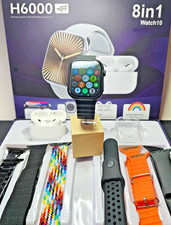2025 H6000 Smartwatch 8 in 1 - Bluetooth + Health Monitoring - iOS & Android