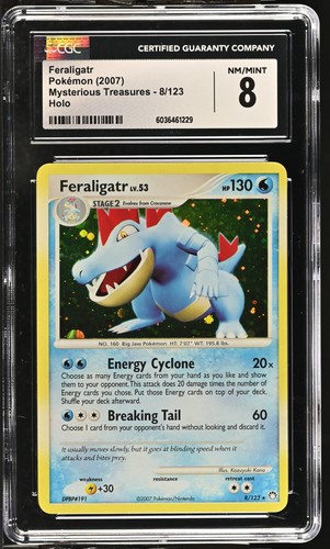 Feraligatr graded CGC 8 for sale on eBay