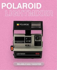 Polaroid 600, Polaroid Lightmixer 630   600 Sofortbildkamera, Blitz, getestet,