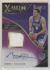 2020-21 Panini Select Purple Prizm 54/99 Nemanja Bjelica #XF-NBJ Auto fl4