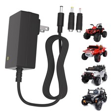 24V Charger for Ride on Toys and Cars,24 Volt Battery black