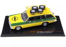 Mini car 1/43 Opel Admiral B Caravan Rally Assistant Car Team Irmscher