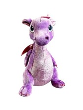 Aurora Sparkle Tales Purple Pink Winged Dragon 12" Plush Stuffed Animal Toy